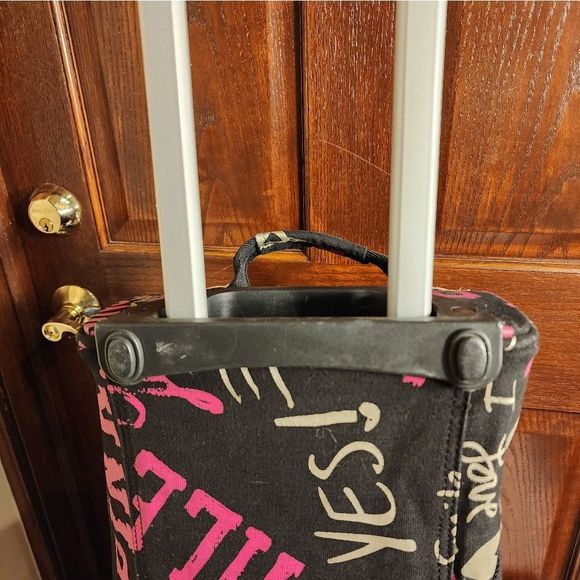Nice Vintage Victoria Secret Wheelie Luggage Carry On - Picture 9 of 15